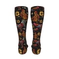 thumbnail image 6 of Kdxio Sunflower Rooster Funny Silky Novelty Funky Long Knee High Socks Soft 3D Print Cosplay Crazy Stockings for Men Women, 6 of 8