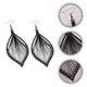 thumbnail image 4 of BRIGHTFUFU 1 par de aretes bohemios hoja cuelga pendientes joyería bohemia para mujeres, 4 of 7