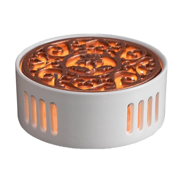 Base para calentador de tetera con aislamiento térmico para velas. Mantiene la tetera caliente. B Almohadilla Dorada