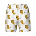 thumbnail image 4 of Lsque Mens Swim Trunks Leopard Print Pattern - Bathing Suit Compression Liner - Beach Swim Shorts Swimwear - (S-3XL) - Stretch Quick Dry -X-Large, 4 of 9