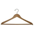 thumbnail image 2 of Suit Hanger with Wooden Bar Natural Lacquer, 2 of 6