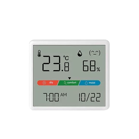 AKKHOO Indoor Digital Thermometer & Hygrometer (Thermohygrometer)，Temperature Humidity Monitor, Precise Indoor Temperature Gauge for Baby Rooms at Home