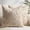 Beige, variant on SUSIELADY Pack of 2 Throw Pillow Covers 18x18, Boho Textured Chenille Decorative Pillow Covers with Dots and Stripes, Square Cushion Covers for Couch, Sofa, Bed, Farmhouse Home Decor, Beige