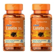 Puritan's Lutigold Lutein 20 mg 120 Softgels with Zeaxanthin Supports Eye Health (2 PACK)