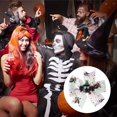 thumbnail image 3 of Unique Bargains 1 Pc Hair Clip Halloween Bow Hat Hair Clips for Women Black White, 3 of 5