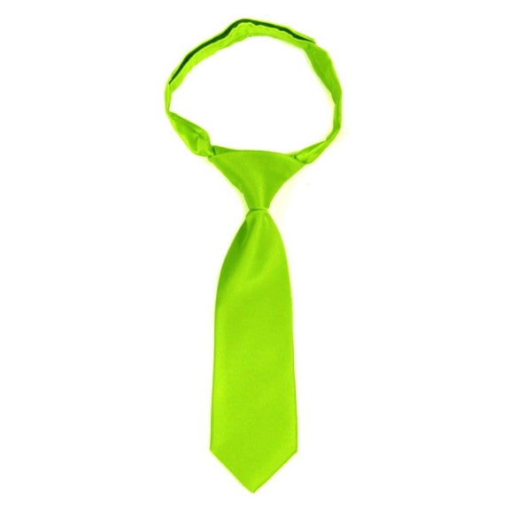 Lime Green Infants Velcro Necktie