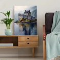 thumbnail image 5 of Castle Watercolor Canvas Print, Wall Decor for Living Room Bedroom Dining Room Office Hotel Cafe, 5 of 8