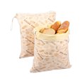 thumbnail image 2 of 2Pcs Wide Zipper Access Beeswax Bread Bag For Homemade Bread Reusable Bread Bags 13x17, 2 of 8