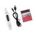thumbnail image 2 of Guardurnaity HOT Electric Nail Drill Machine Nail Files Pen 6 Bits MillingUV LED Gel Removedor de esmalte Nail Art Manicure Tool Cuidado de uñas blanco Guardurnaity CE0870-02B, 2 of 6