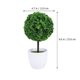 thumbnail image 2 of BESTYASH 3Ud Planta Artificial Verde Bola Bonsái Plástico Resistente, 2 of 5