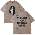 thumbnail image 2 of Lauren Spencer Smith The Art Of Being A Mess T-Shirt Cotton Wash Tee Women Men Short Sleeve Casual Crewneck Tee, 2 of 3