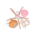 thumbnail image 1 of Pins, Brooch Fine Workmanship Simple Operation  For Wedding For Shopping For Home For Holiday Purple,Blue,Pink,Orange, 1 of 8