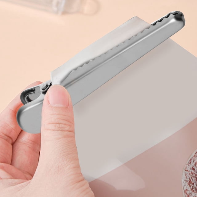 BESTYASH 10Ud Clips Para Sellar Bolsas De Alimentos De Acero Inoxidable Resistentes Y Estables Para Refrigerador