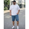 thumbnail image 5 of DARING DIVA Men's 100% Cotton Short Sleeves T-Shirt 3XL White, 5 of 7