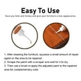 thumbnail image 4 of Wood Filler Scratch Repair Kit, Practical Compact 10 Basic Colours Wood Furniture Repair Kit Comprehensive Tools Single 20ml Capacity  for Desks, 4 of 7