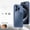 Blue, variant on Case for iPhone 16 Pro Max, Compatible with MagSafe, Metal Shockproof Magnetic Protective Cover with Speaker Dust Cover, Snap Buckle Switch and PC Fine Hole Protective Ring, Black