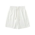 thumbnail image 1 of Styesk Mens Shorts Men Solid Color Casual Fashion Loose Elastic Waist Pockets Exercise Shorts Pants, 1 of 5