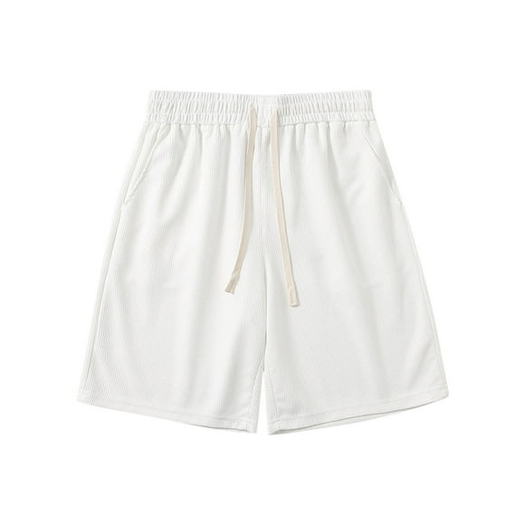 Men Shorts Clearance Sale, Sweat Pants Shorts Men Gym Shorts Mens Men Training Shorts Man Shorts for Men Short Joggers for Men Track Shorts Men, White, 5XL
