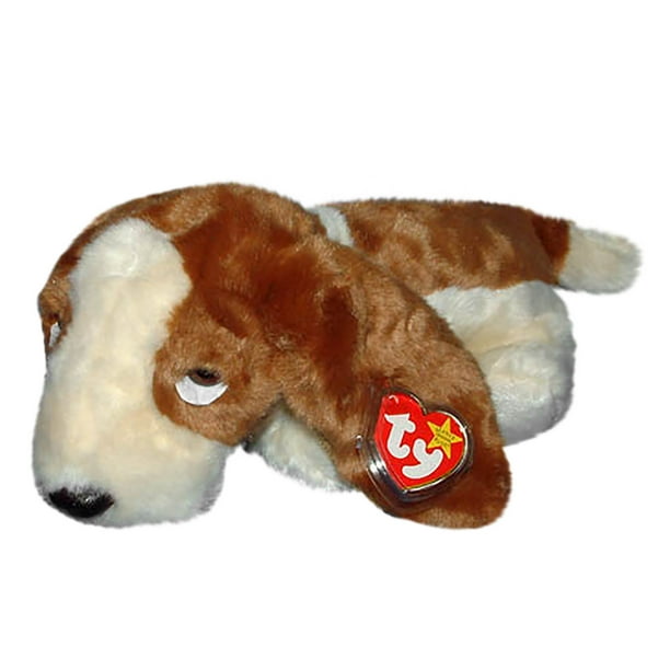 Ty Buddy Tracker Basset Hound Stuffed Animal MWMT's