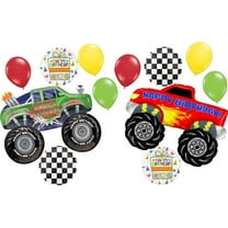 Monster Truck Birthday Party Supplies Balloon Bouquet Decorations
