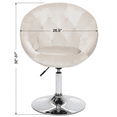 Impressions Vanity Round Tufted Modern Makeup Vanity Chair