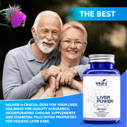 21-in-1 Liver Support Supplement, Liver Cleanse Detox & Repair for Digestion & Immunity - 120 Capsules
