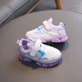 thumbnail image 5 of Odeerbi Toddler Girls Sneakers Kids LED Light Up Running Sports Shoes Luminous Athletic Shoes Light Purple, 5 of 5