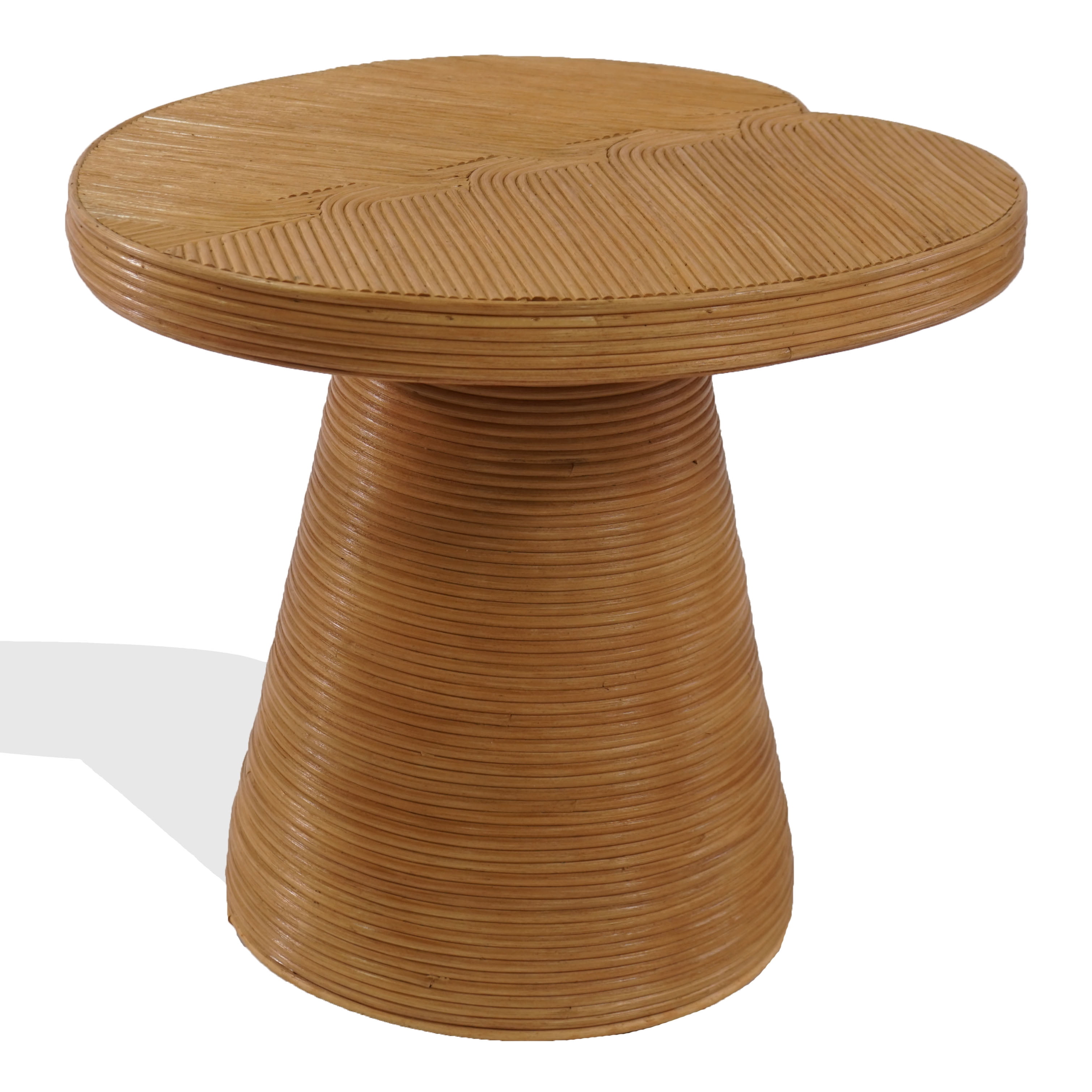 Safavieh Couture Vyvianna Rattan Modern End Table, Natural