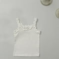 thumbnail image 2 of tarylea Toddler Baby Girl Cotton Tank Tops Newborn Ruffle Sleeveless Shirts Infant Scoop Neck Cami Top, 2 of 3