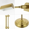 thumbnail image 6 of JONATHAN Y Zinnia 63" Industrial Minimalist Height-Adjustable Iron Pharmacy LED Floor Lamp, Brass Gold, 6 of 10