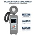 thumbnail image 2 of Illuminometer,Meter Handheld Temperature To 200 Color Lcd Screen Handheld Temperature Lux Luxmeter With 000 Lux Luxmeter Lcd Screen Rotatable Meter Meter To 200 000 200 000 Lux With Color Lcd, 2 of 7