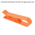 thumbnail image 4 of Uxcell Garbage Bin Clip Kitchen Trash Bag Non-Slip Clip Clamp Orange 12 Pack, 4 of 5