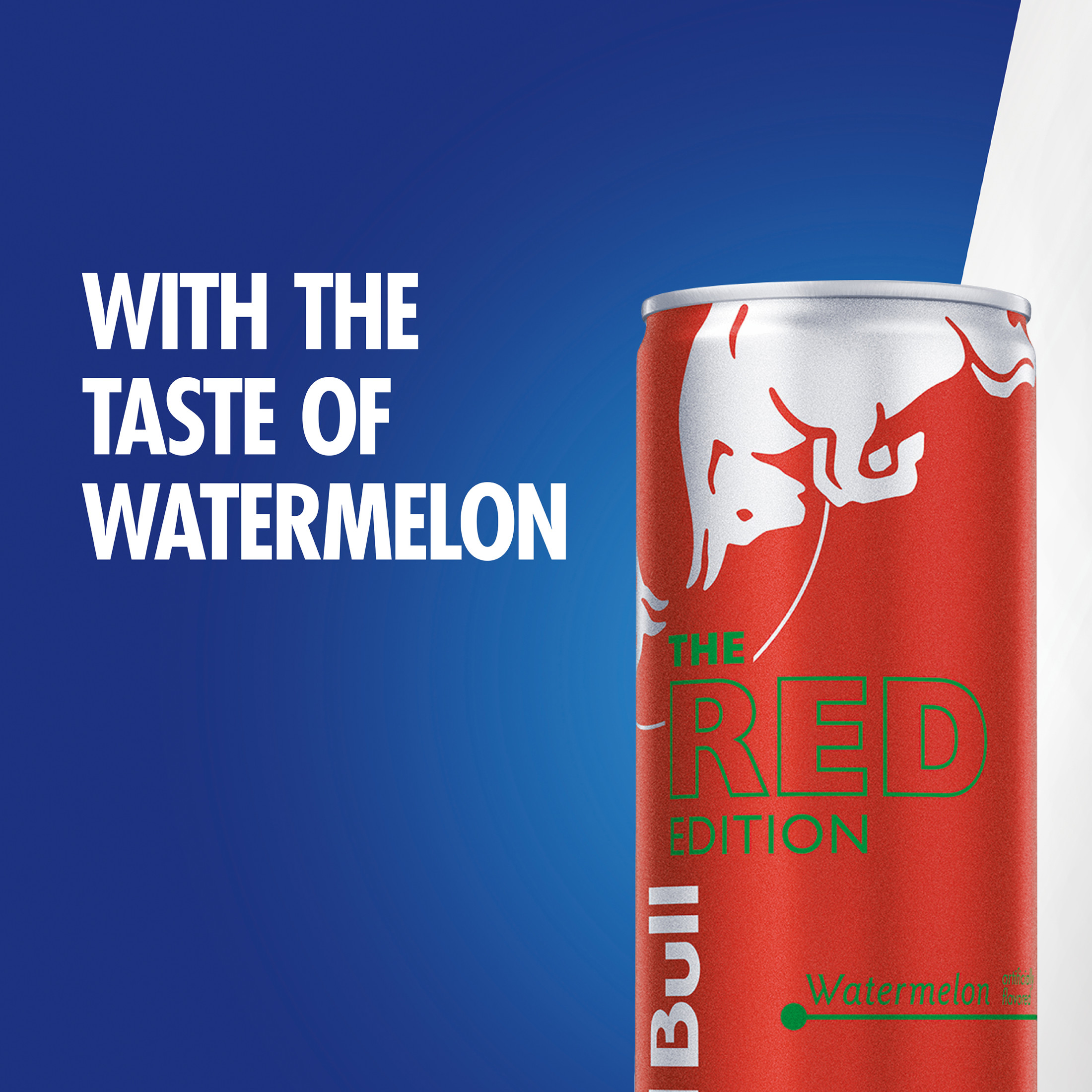 Red Bull Red Edition Energy Drink, Watermelon, 114mg Caffeine, 12 fl. oz., Pack of 4 Cans