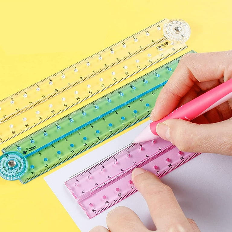 30 Cm Multifunction Foldable Ruler, School, Office, Student Ruler, Cute  Plastic Ruler 