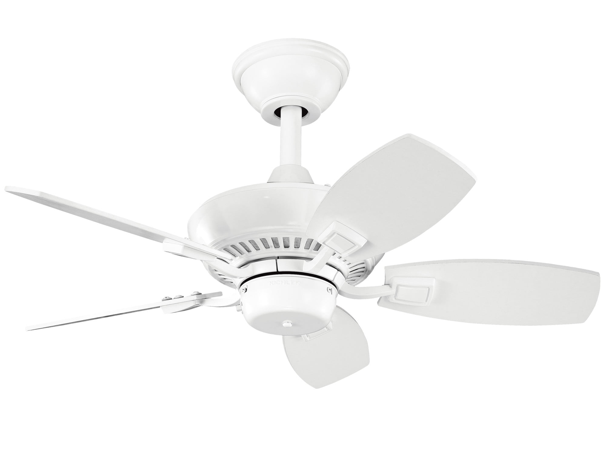 Photo 1 of Kichler 300103 Canfield 30 Indoor  Outdoor Ceiling Fan  White