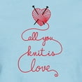 thumbnail image 3 of CafePress - All You Knit Is Love T Shirt - Women's Classic T-Shirt, 3 of 4