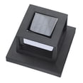 thumbnail image 4 of Luz solar para poste de cerca cuadrada para exteriores, iluminación LED para paisajismo, para jardín, patio, cerca, luz de dos colores, color negro, 4 of 14