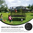 thumbnail image 5 of CIMAXIC Black Breathable Trampoline Jumping Mat Replacement for Backyard Trampolines, 1-Pack, 5 of 8