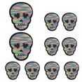 thumbnail image 1 of Lentejuelas de Calavera 10 unids/Set con Forma de Calavera Colorida, Aplique de Lentejuelas para Ropa DIY, 1 of 14