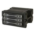thumbnail image 4 of SKB 6U Roto Rolling Rack - Rack - for audio system - linear low-density polyethylene (LLDPE) - black, 4 of 6