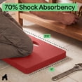 thumbnail image 4 of GORILLA GRIP Kneeling Pad, Cushioning Support for Knees, Extra Thick, Water Resistant, 17.5x11 Red, 4 of 9