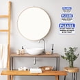 thumbnail image 4 of Classic Framed Plus Please Do Not Throw Any Rubbish Or Waste In The Toilet Door or Wall Sign | Public Bathroom Warning Signage -Small, 4 of 9