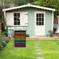 thumbnail image 7 of Equality Flag BLM Flag for in This House We Believe Yard Sign, Pride Flag Small Science is Real Black Lives Matter 12X18 inch, 7 of 7
