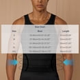 thumbnail image 3 of QSAWXQZ Men's Seamless Compression Tank Tummy Control Crew Neck Sleeveless Slim Body Shaper M, 3 of 8