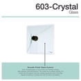 thumbnail image 4 of MR Direct 603 Crystal Vessel Sink Ensemble with a Brushed Nickel finish 718 faucet, pop-up drain, and sink ring., 4 of 7