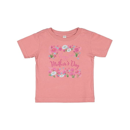

Inktastic Happy First Mother s Day-Roses and Daisies Gift Baby Boy or Baby Girl T-Shirt
