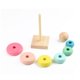 thumbnail image 5 of Juguetes Apilables de Anillos TUNC Madera Brillante Colorido Juego de 6 Piezas, 5 of 5