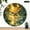 10x10in, variant on Patifu Two Swans On Forest Lake Round Wooden Wall Clock Silent Sweep Movement 10x10in