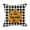 A.A, variant on 18x18 Inch Thanksgiving Pillow Cover - Plaid Pumpkin Velvet Sham for Sofa/Car/Bed, Hidden Zipper Closure (Insert Not Included) D