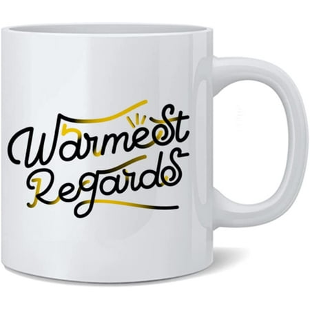 

Best Wishes Warmest Regards Schitts Creek Mug Funny David Rose Apothecary Merchandise Official Schitts Creek Merchandise TV Show Kitchen Accessories Ceramic Coffee Mug Tea Cup Fun Novelty Gift 12 oz